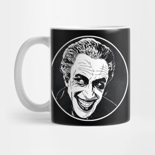 THE MAN WHO LAUGHS (Circle Black and White) Mug